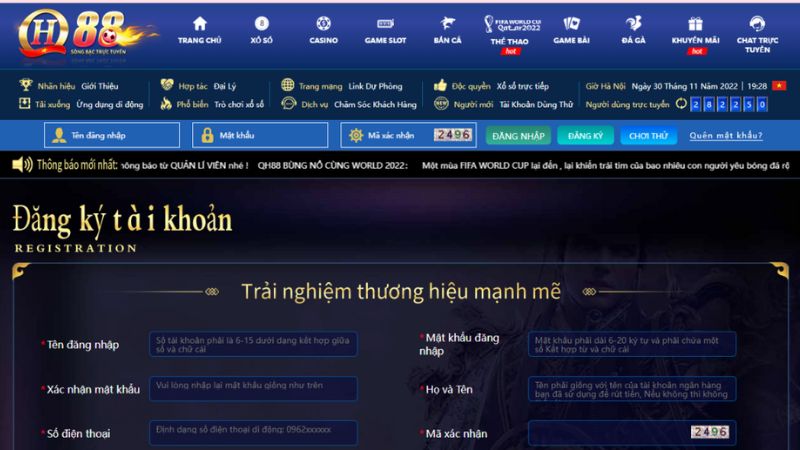 Hướng dẫn nhanh cách tạo tài khoản