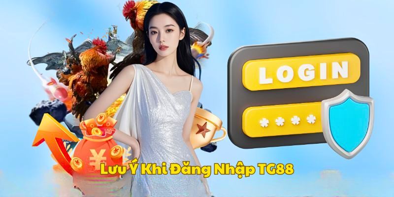 Lưu ý khi bet thủ thực hiện đăng nhập TG88